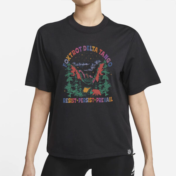 Bear Foxtrot Delta Tango Shirt, Retro FDT Resist Bear Shirt, National Parks Shirt, National Forest Service Shirt,Subtle F Trump, Anti Trump Shirt