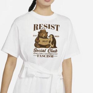 Bears Penguins RESIST Shirt, Social Club Penguins Shirt, Penguins Tariff, Flippers Up Social Club, FDT Bear Shirt, I Stand With The Penguins