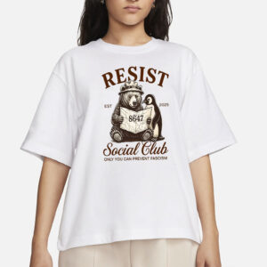 Bears Penguins RESIST Sweatshirt, Social Club Penguins Sweatshirt, Flippers Up Social Club, FDT Bear Sweatshirt, Penguins Tariff