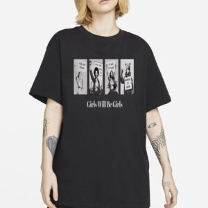 Empowering Girls Graphic T-Shirt - Support Women, Girls Will Be Girls, Feminist Tee, Gift for Her, Casual Wear