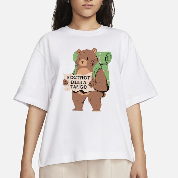 FDT Resist Bear PNG, Foxtrot Delta Tango anti T, National Parks Shirt, National Forest Service png, Bear Anti Fascist Shirt