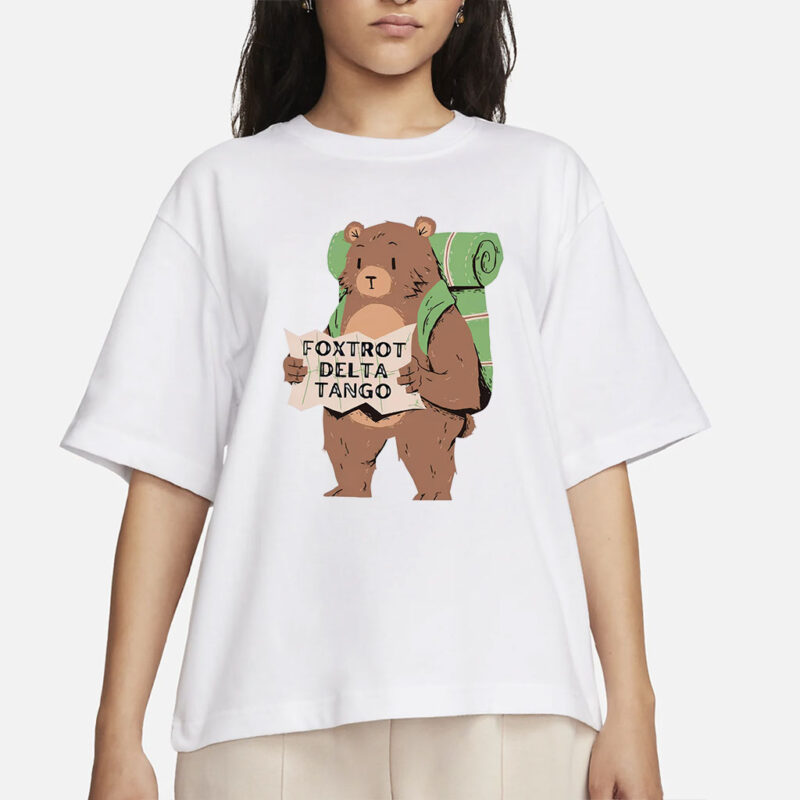 FDT Resist Bear PNG, Foxtrot Delta Tango anti T, National Parks Shirt, National Forest Service png, Bear Anti Fascist Shirt