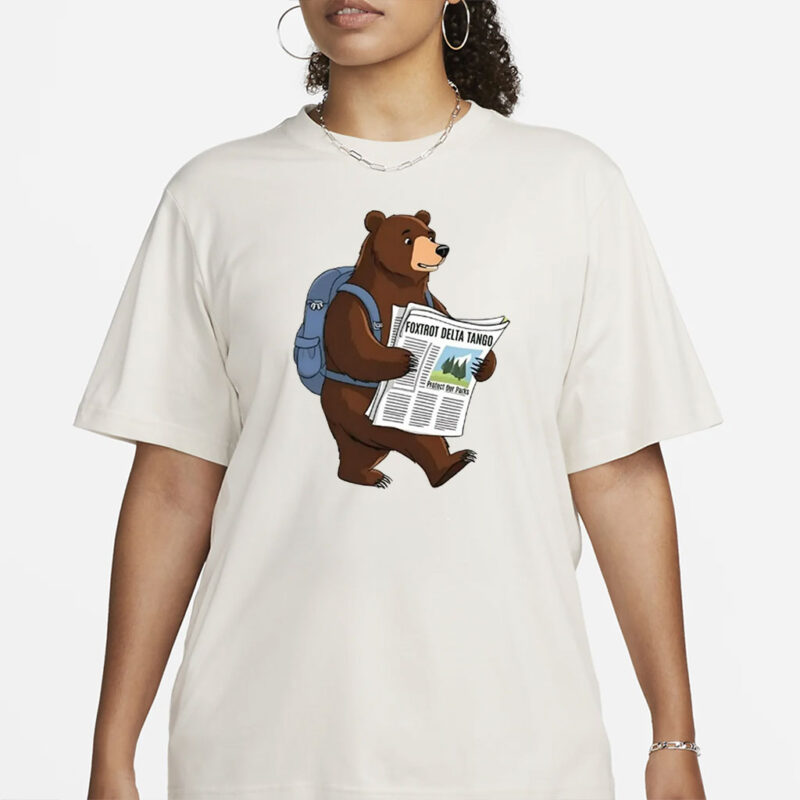 FDT Resist Bear Shirt, Foxtrot Delta Tango Anti Trump t shirt, National Parks Shirt, National Forest Service shirts, Subtle Anti Trump Tee