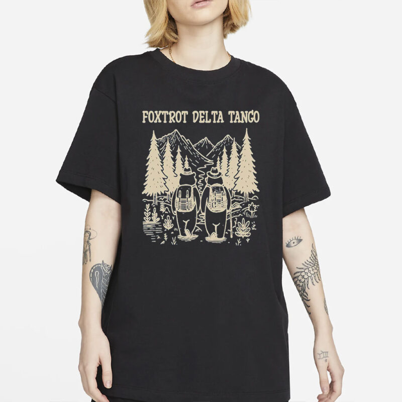 FDT Resist Bear Shirt, Foxtrot Delta Tango anti DT t shirt, National Parks Shirt, subtle F DT tee, National Forest Service shirts