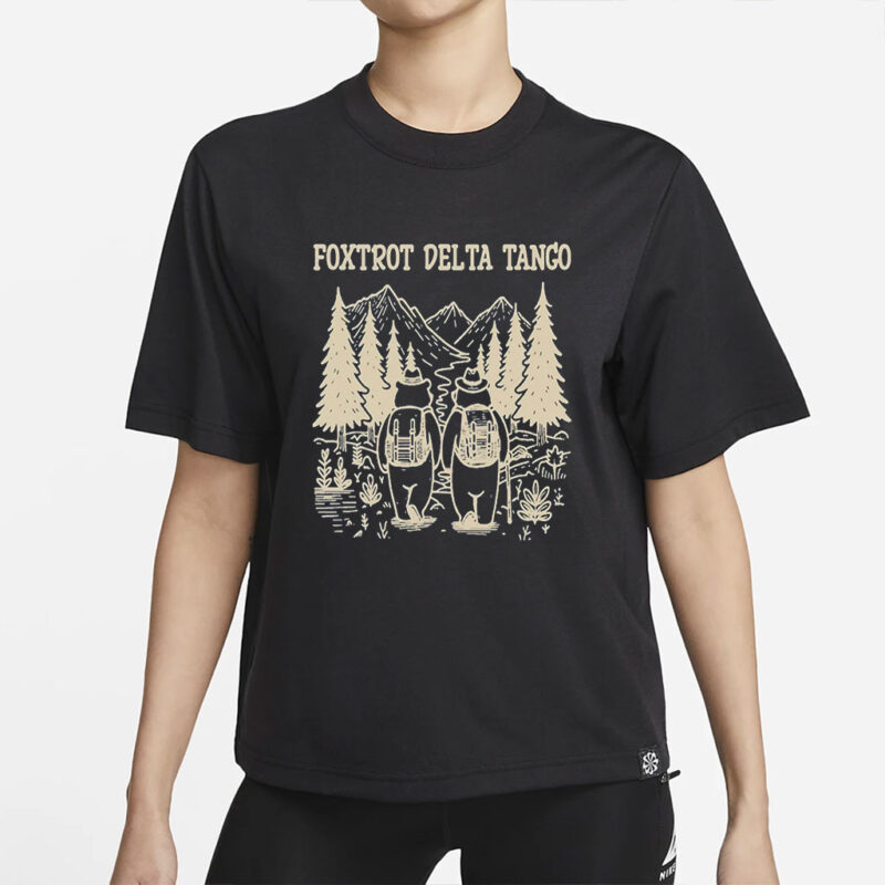 FDT Resist Bear Shirt, Foxtrot Delta Tango anti DT t shirt, National Parks Shirt, subtle F DT tee, National Forest Service shirts