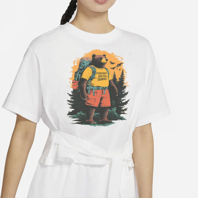 FDT Resist Bear Shirt, Foxtrot Delta Tango anti Trump t shirt, National Forest Service shirts, subtle F trump tee