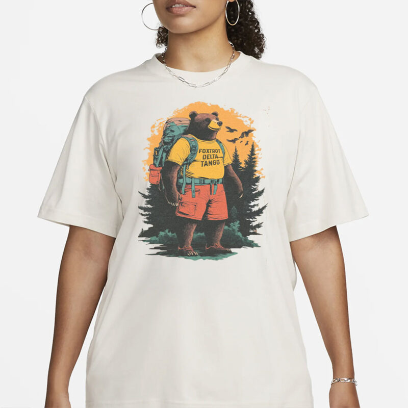 FDT Resist Bear Shirt, Foxtrot Delta Tango anti Trump t shirt, National Forest Service shirts, subtle F trump tee
