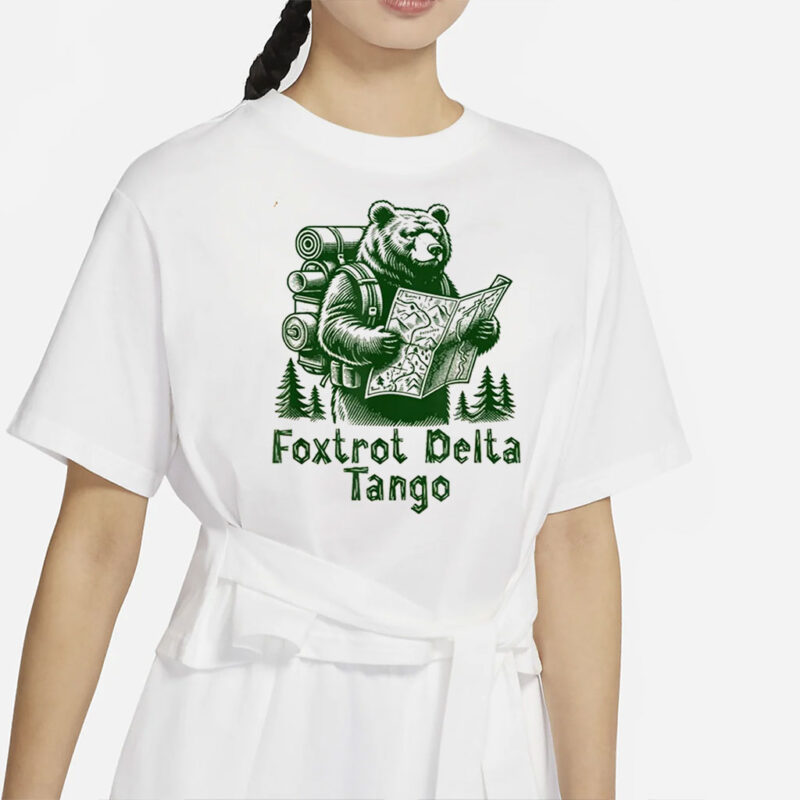 FDT Resist Bear Shirt, Foxtrot Delta Tango anti Trump t shirt, National Parks Shirt, National Forest Service shirts, subtle F trump tee