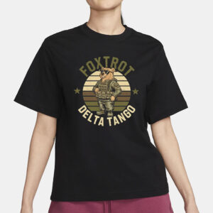 Foxtrot Delta Tango Cute Bear Comfort Colors Shit, FDT Resist Bear Vintage T-Shirt, National Parks Shirt, Subtle FDT Tee, Democratic Gift