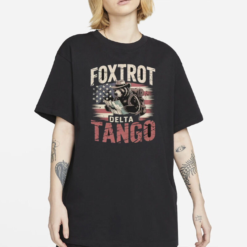 Foxtrot Delta Tango Shirt, Foxtrot Delta Tango anti Trump shirt, fdt shirt, FDT Resist Bear Shirt, Foxtrot Delta Tango tee,Political Shirt