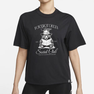 Foxtrot Delta Tango Shirt, Social Club Bear Shirt, Anti Facism Tee, Foxtrot Delta Tango Bear, Anti Republican Shirt,Political Resist T-Shirt