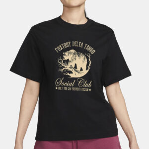 Foxtrot Delta Tango Shirt, Social Club Bear Shirt, Anti Facism tee, foxtrot delta tango bear, Anti Republican shirt, Political Resist Tee
