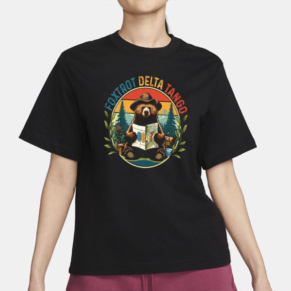 Foxtrots Deltas Tangos Est 2025, PNG, Funny Bear Png, Subtle Anti-Trump Png, Resist & Persist Republican Design shirt
