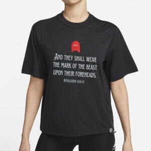 Funny Anti Trump Shirt, Mark Of The Beast MAGA Hat Tee, Anti Fascist Republican, Liberal Leftist Political Democrat Gift, You're In A Cult