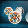 Funny Penguins Against Taxes, Anti Tariff Protest Button