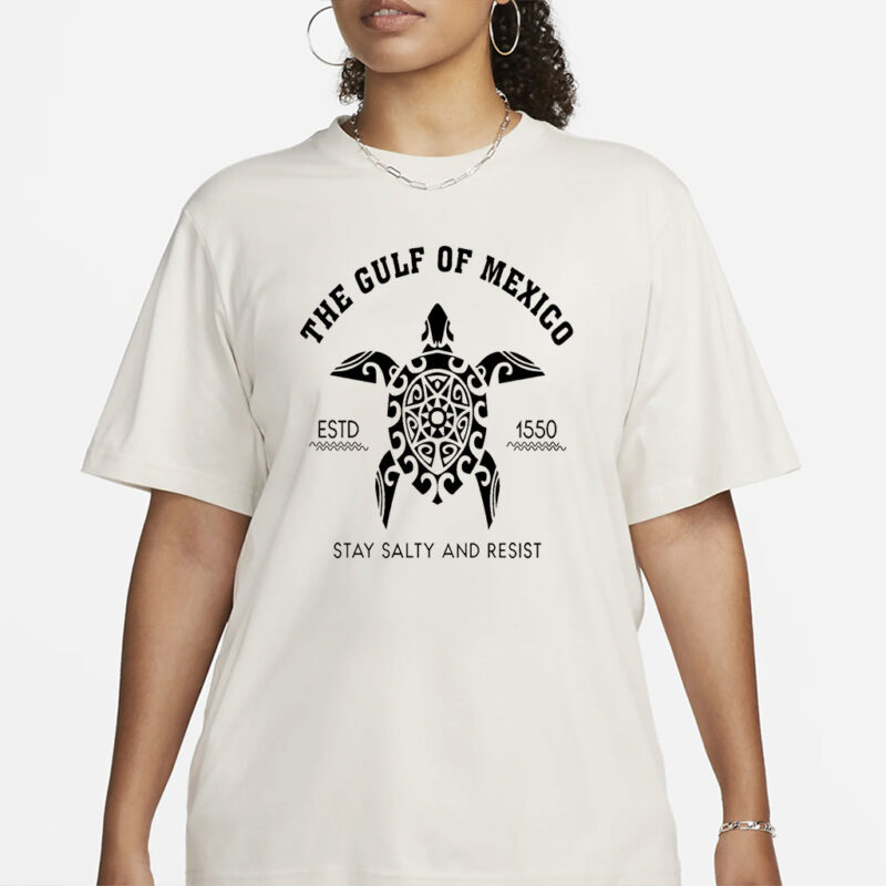 Gulf of Mexico Stay Salty Resistance Shirt, Resist Shirt, Anti Trump Shirt, Democrat Shirt, Democrat Gift Shirt