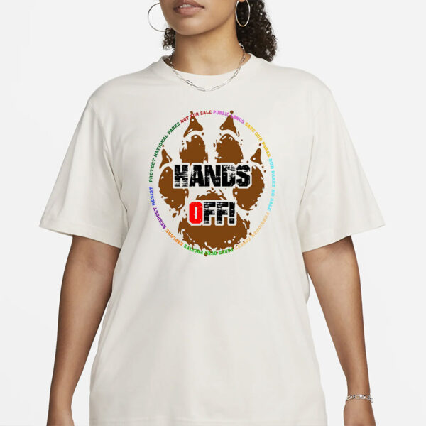 Hands Off Protest National Parks Shirt, Resist Bear Shirt, Hands Off Shirt, Protest T-shirt, Save Our Parks Shirt, Social Justice Shirt