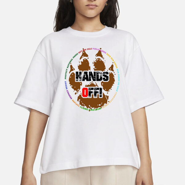 Hands Off Protest National Parks Shirt, Resist Bear Shirt, Hands Off Shirt, Protest T-shirt, Save Our Parks Shirt, Social Justice Shirt