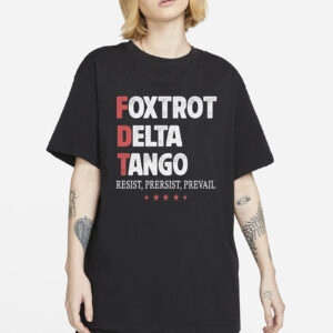 Official Foxtrot Delta Tango (FDT) Resist Bear Graphic T-shirt