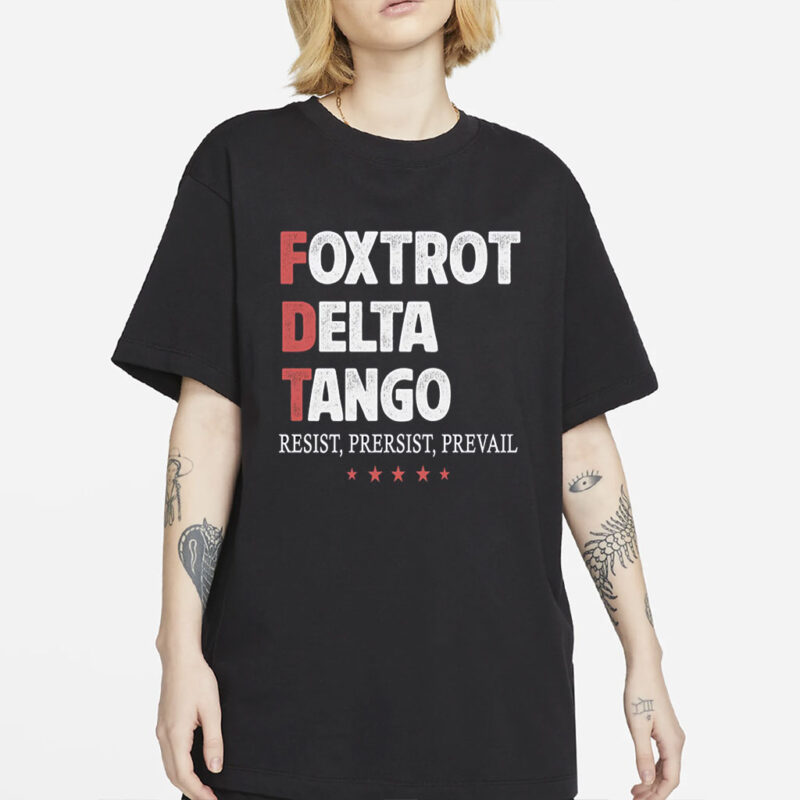 Official Foxtrot Delta Tango (FDT) Resist Bear Graphic T-shirt