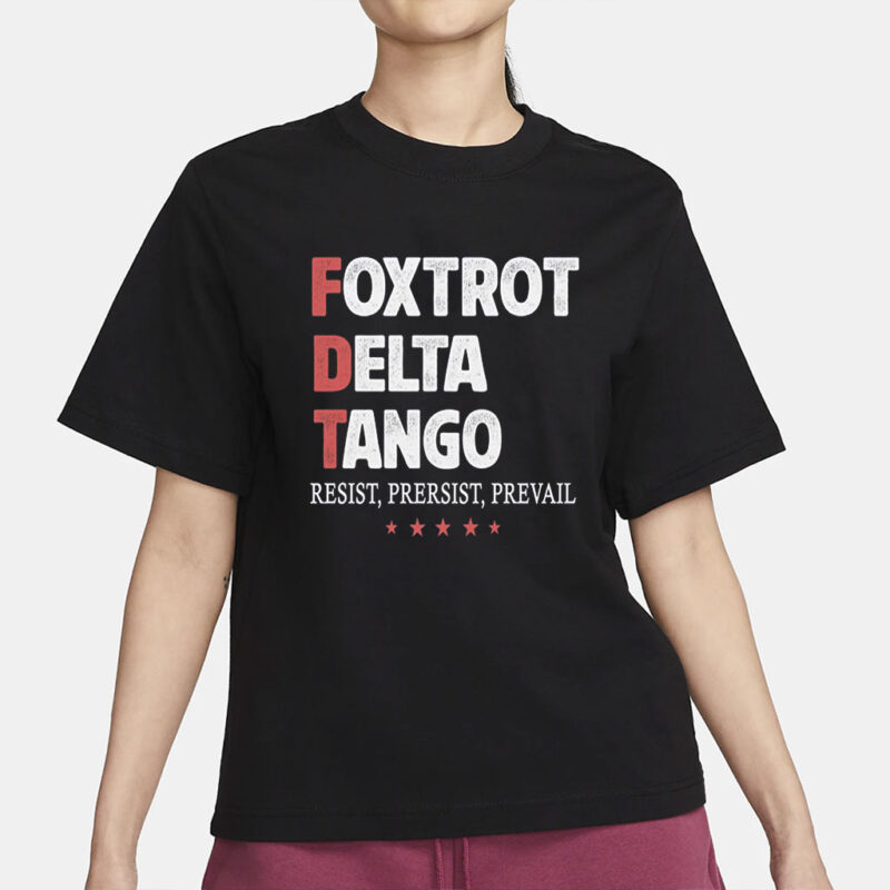 Official Foxtrot Delta Tango (FDT) Resist Bear Graphic T-shirt