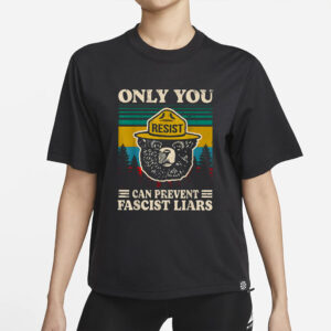Only You Can Prevent Fascism Vintage Smokey The Resist Bear png, National Park Bear Png, Resist Save Our Parks Bear Shirt