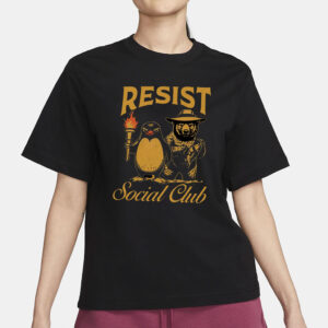 Penguin and Bear RESIST Shirt PNG Digital, Flippers Up Tee, Heard Island, Subtle FDT Shirt Resistance Protest, Against Tariffs Tee