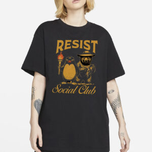 Penguin and Bear RESIST Shirt PNG Digital, Flippers Up Tee, Heard Island, Subtle FDT Shirt Resistance Protest, Against Tariffs Tee