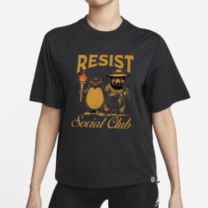 Penguin and Bear RESIST Shirt PNG Digital, Flippers Up Tee, Heard Island, Subtle FDT Shirt Resistance Protest, Against Tariffs Tee