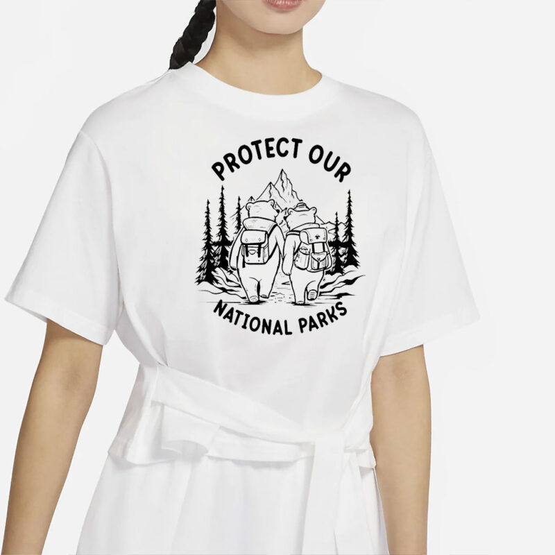Protect Our National Parks Defund Doge Parks Not Profits shirt, Resist Save Our Parks Bear shirt, Protecting Our National Parks shirt