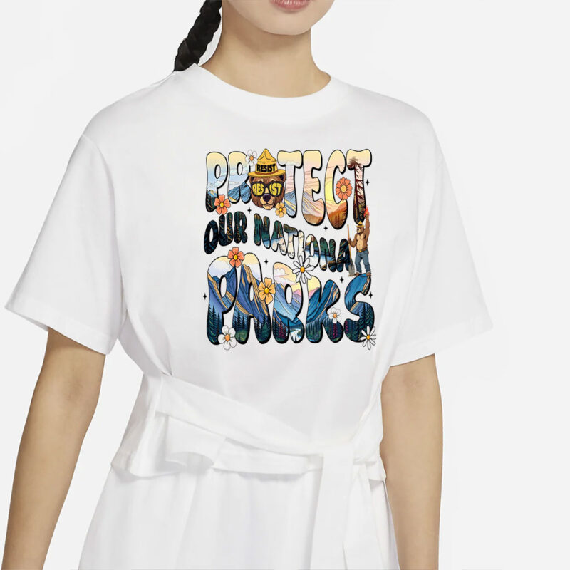 Protect Our National Parks PNG, National Park Bear PNG, National Parks Gift, Resist Bear National Park png, FDT png, Anti Trump Shirt