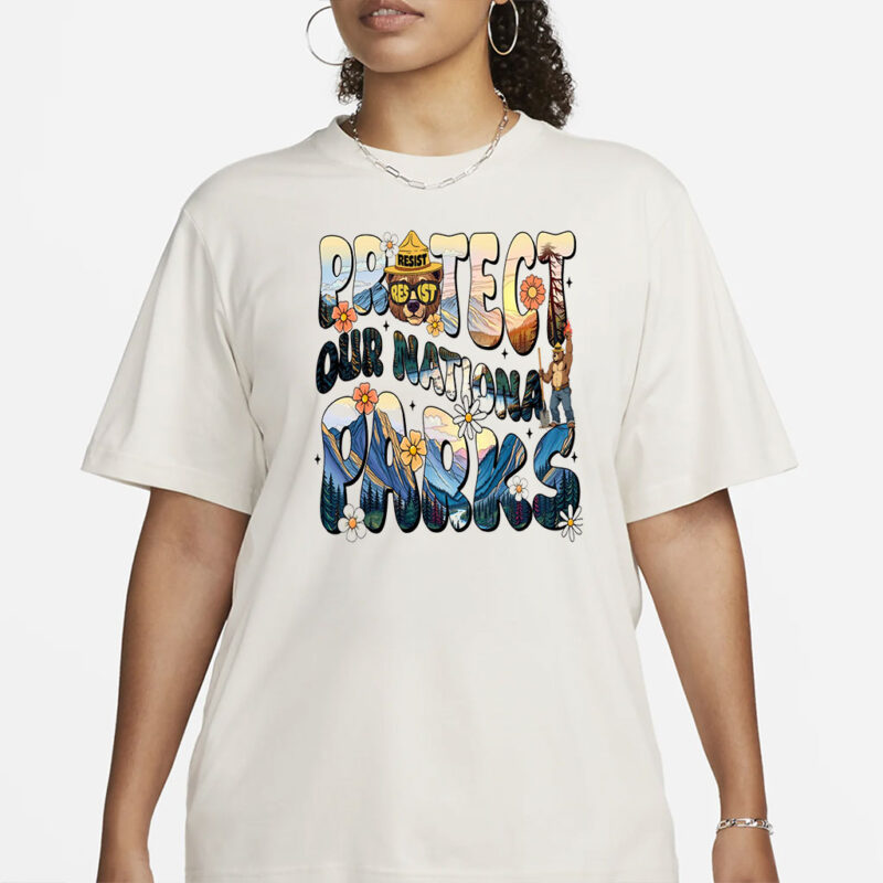 Protect Our National Parks PNG, National Park Bear PNG, National Parks Gift, Resist Bear National Park png, FDT png, Anti Trump Shirt