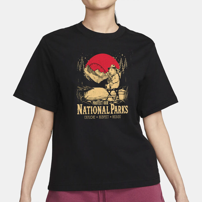 Protect Our National Parks Png, Anti Trump shirt, Resist Anti Trump Png, Bear National Parks Support Png,Subtle Anti Trump Png,National Park