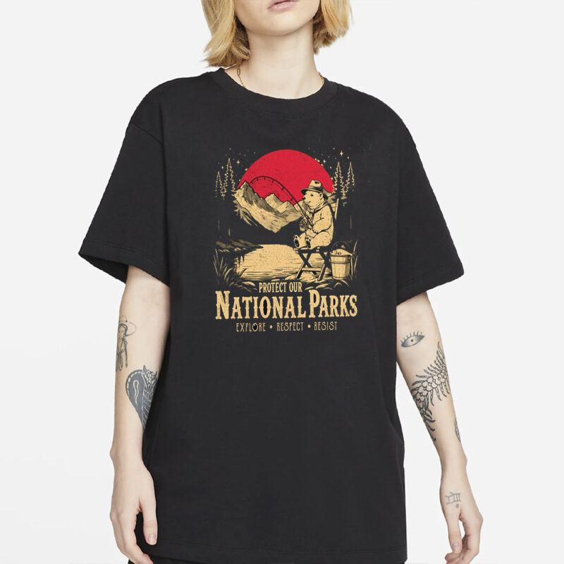 Protect Our National Parks Png, Anti Trump shirt, Resist Anti Trump Png, Bear National Parks Support Png,Subtle Anti Trump Png,National Park