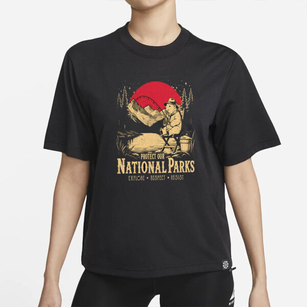 Protect Our National Parks Png, Anti Trump shirt, Resist Anti Trump Png, Bear National Parks Support Png,Subtle Anti Trump Png,National Park