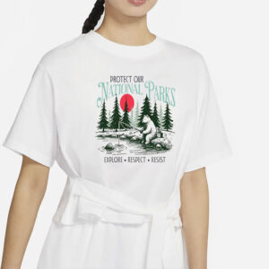 Protect Our National Parks Shirt, Resist Anti Trump Unisex Tee Shirt, Bear National Parks Support Tee, Subtle Anti Trump T-Shirt