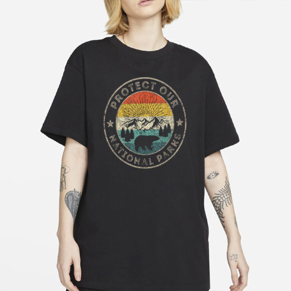 Protect Our National Parks retro Shirt, Foxtrot Delta Tango t shirt, FDT Resist Bear Shirt, National Forest Service shirts, Anti Trump Shirt