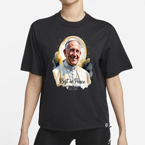 RIP Pope Francis Shirt, Memorial Tribute Tee 1936-2025, Pray for Pope Francis, Catholic Christian Shirt, Religious Remembrance Gift