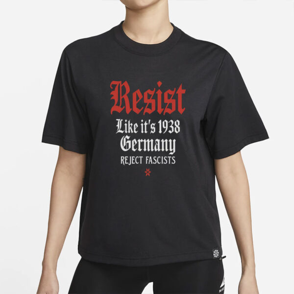 Resist 1938 Germany Tshirt Vintage Protest Graphic Gift, Anti-Fascist Tee Hoodie Sweatshirt For History Buffs
