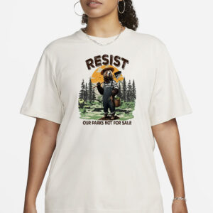 Resist Bear Shirt, Our Parks Not For Sale T-shirt, Resist Shirt, Environmental Activism Shirt, I Stand With The NPS, Protect Our Parks Shirt