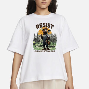 Resist Bear Shirt, Our Parks Not For Sale T-shirt, Resist Shirt, Environmental Activism Shirt, I Stand With The NPS, Protect Our Parks Shirt
