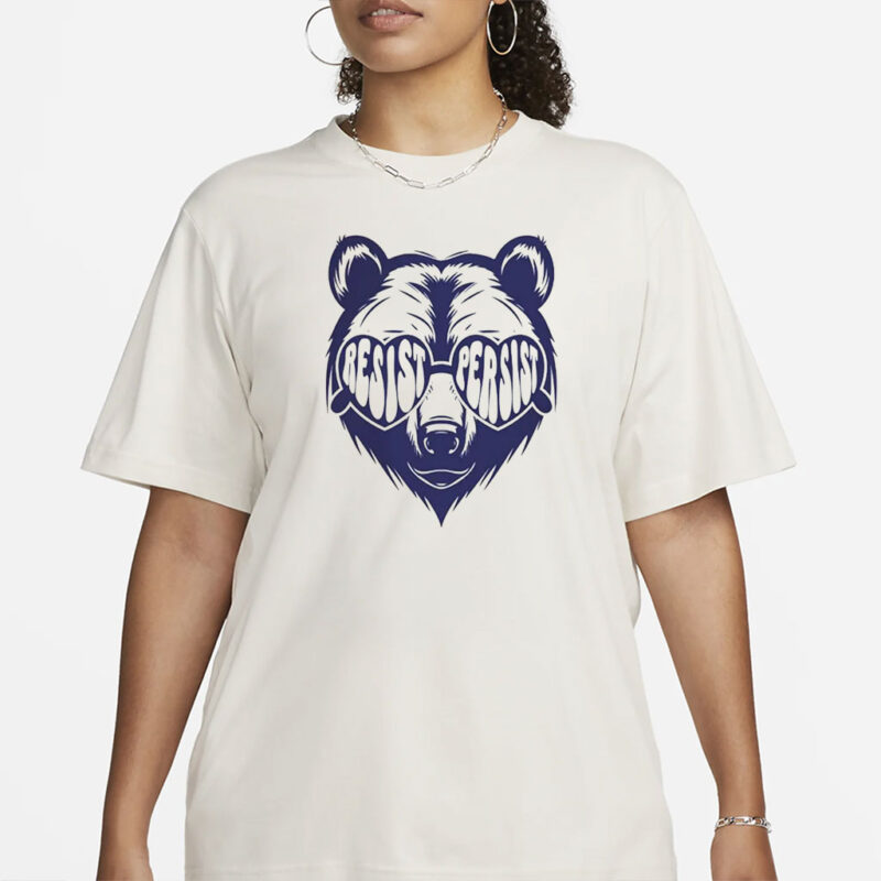 Resist Bear Shirt, Resistance Resist Persist t-shirt, Anti Trump top, Protect our National Parks Crewneck, Forest Service Tee, Subtle FDT