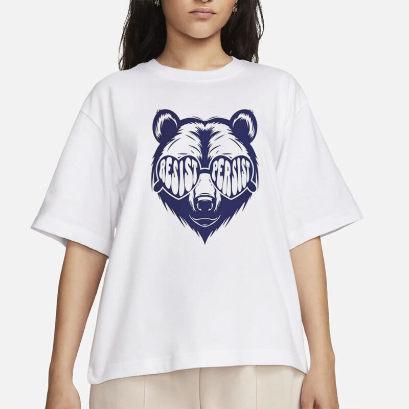 Resist Bear Shirt, Resistance Resist Persist t-shirt, Anti Trump top, Protect our National Parks Crewneck, Forest Service Tee, Subtle FDT