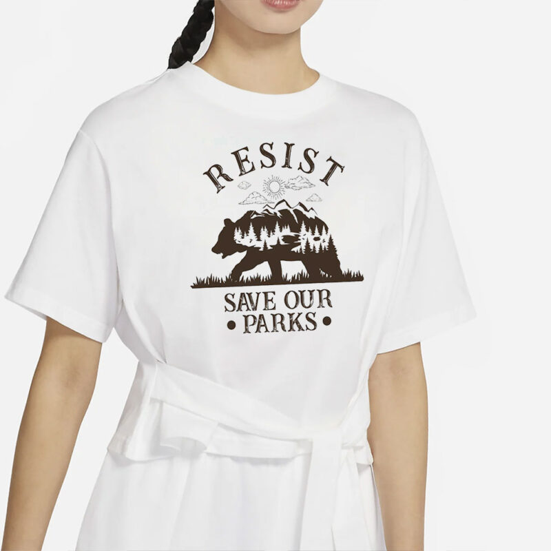 Resist Bear shirt, Smokey Bear Resist shirt, Environmental Activism shirt, Protect Our National Parks shirt