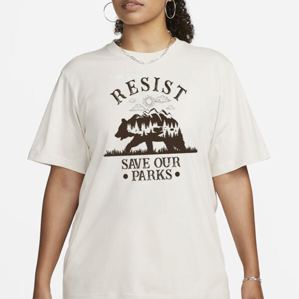 Resist Bear shirt, Smokey Bear Resist shirt, Environmental Activism shirt, Protect Our National Parks shirt