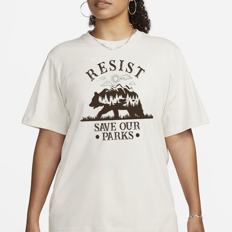 Resist Bear shirt, Smokey Bear Resist shirt, Environmental Activism shirt, Protect Our National Parks shirt