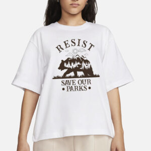 Resist Bear shirt, Smokey Bear Resist shirt, Environmental Activism shirt, Protect Our National Parks shirt