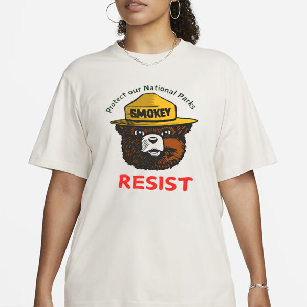 Resist Fascism US National Parks T-shirt, Anti Trump Save Our Parks Unisex Tee, Anti Elon Activist Shirt
