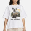 Resist Save Our Parks Alt US National Parks Bear T-Shirt