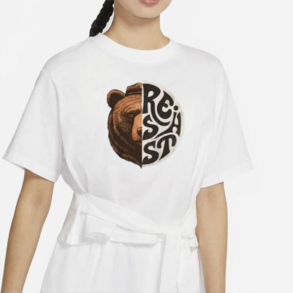 Resist T-Shirt, National Park Bear, Anti-Fascism, Anti-Trump, Parks Over Profit, Protest & Social Justice Gift, Granola Girl Activist Tee
